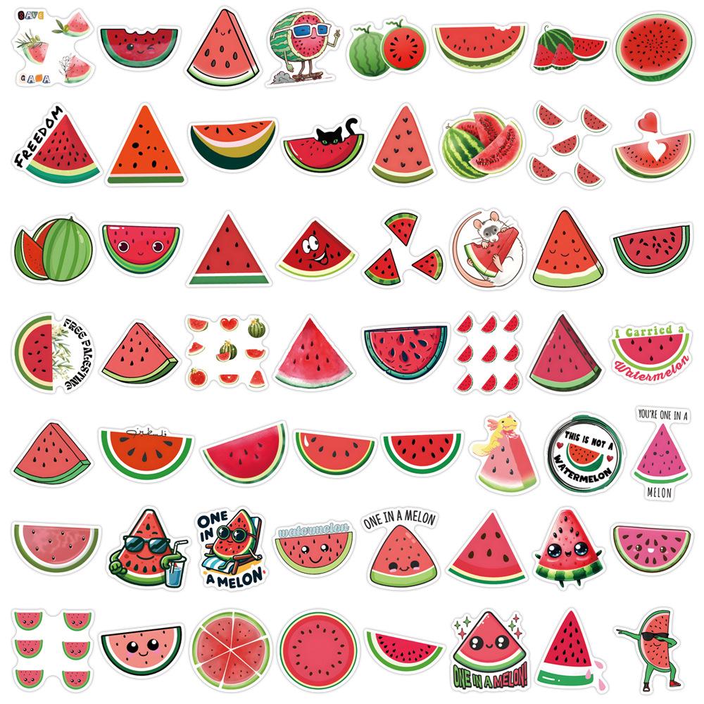 55 Новых Граффити Наклеек Арбуз Декоративные Наклейки для Скейтборда Мобильного Телефона Водонепроницаемые