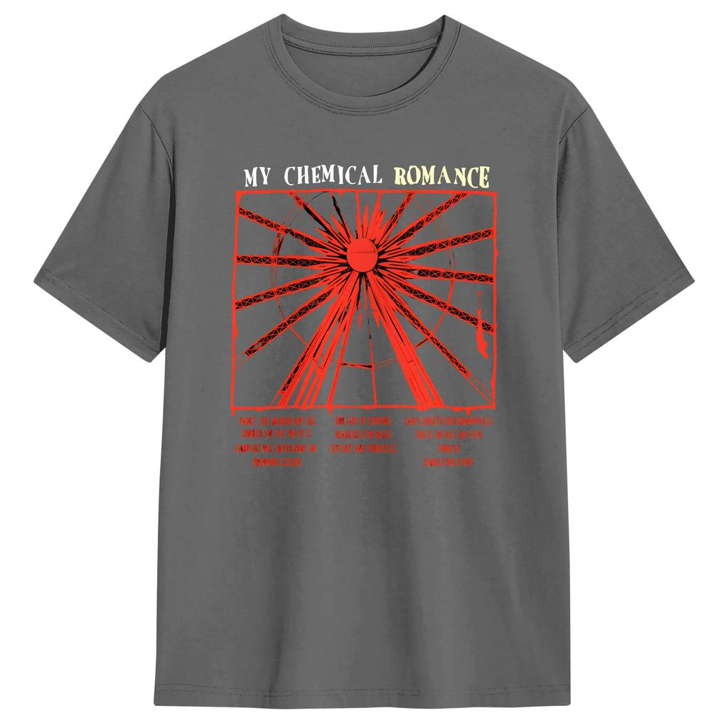 Unisexs My Chemical RoUnisexce MCR Bullets 20 Years T Shirt 100 Cotton Clothes Funny Short Sleeve O Neck Tees Plus Size TShirt