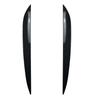 2010 To 2018 For Volkseagen VW Touareg Eyelid Front Headlight Cover Eyebrow Trim Sticker Head Lamp Hihg Quality ABS Glossy Black