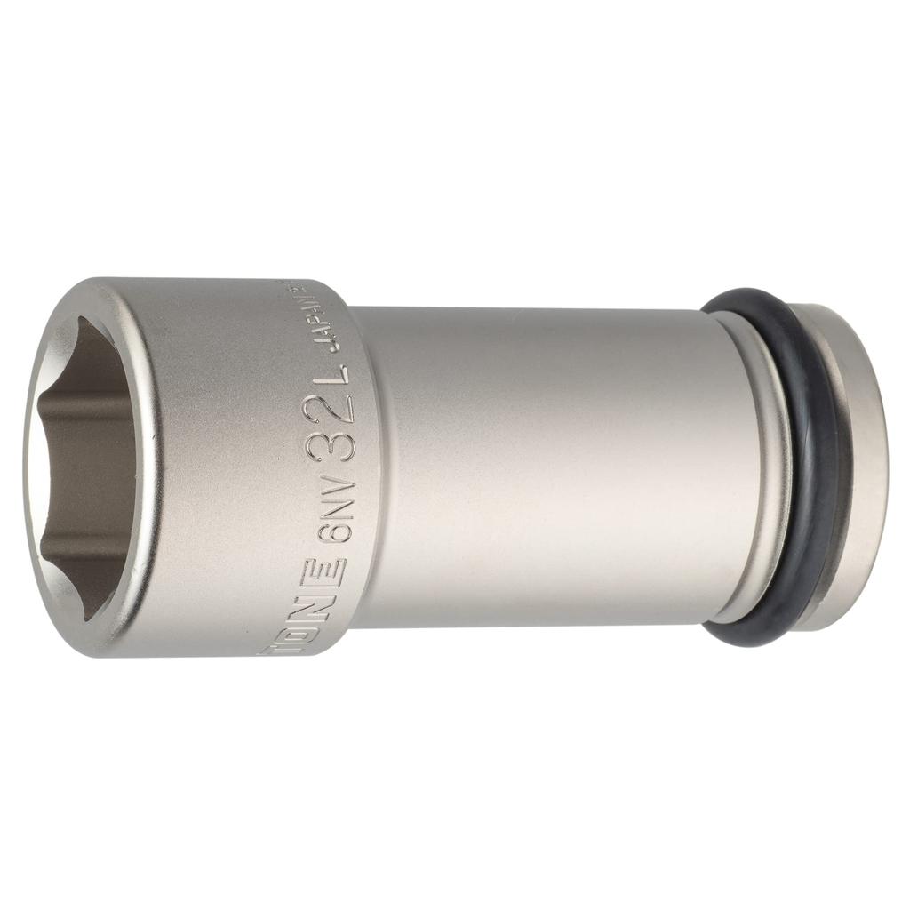 TONE Impact Long 32mm Hex Size HP6NV-32L Socket, 19.0mm (3/4") Drive,
