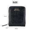 Men's Wallet  New PU Leather Zipper Retro Style Short Wallets Men Card Holders Coin Storage Money Bag