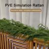 Artificial Pine Garland Realistic Faux Norfolk Pine Garland Real Touch Winter Greenery Garland for Christmas Table Mantle Wall Fireplace Decor