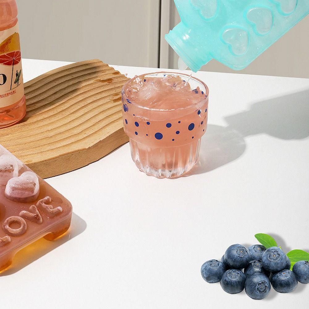 Multifunctional Ice Cube Mold Love Heart Make Ice Cubes Bottle Gifts Press Ice Cube Tray
