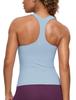 CRZ YOGA Tank Yoga Cupped Stretch Fitness Bra Butterluxe Cambric Size S Women's Top, Sportswear, Wear, Racerback, Quick-Drying, Breathable, Top, Blue,