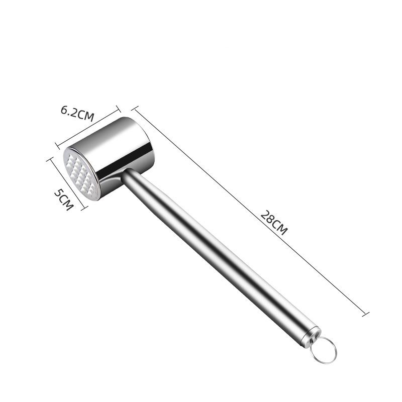 Meat Hammer Household Stainless Steel Meat Beat Hammer Making Beef Chicken More Loose Meat Sauce Tool Professional Kitchen Tools