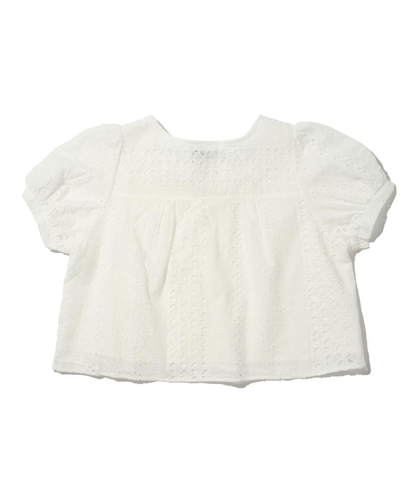 CARGOBROS FOR WOMAN Romantic Eyelet Blouse (Ivory)