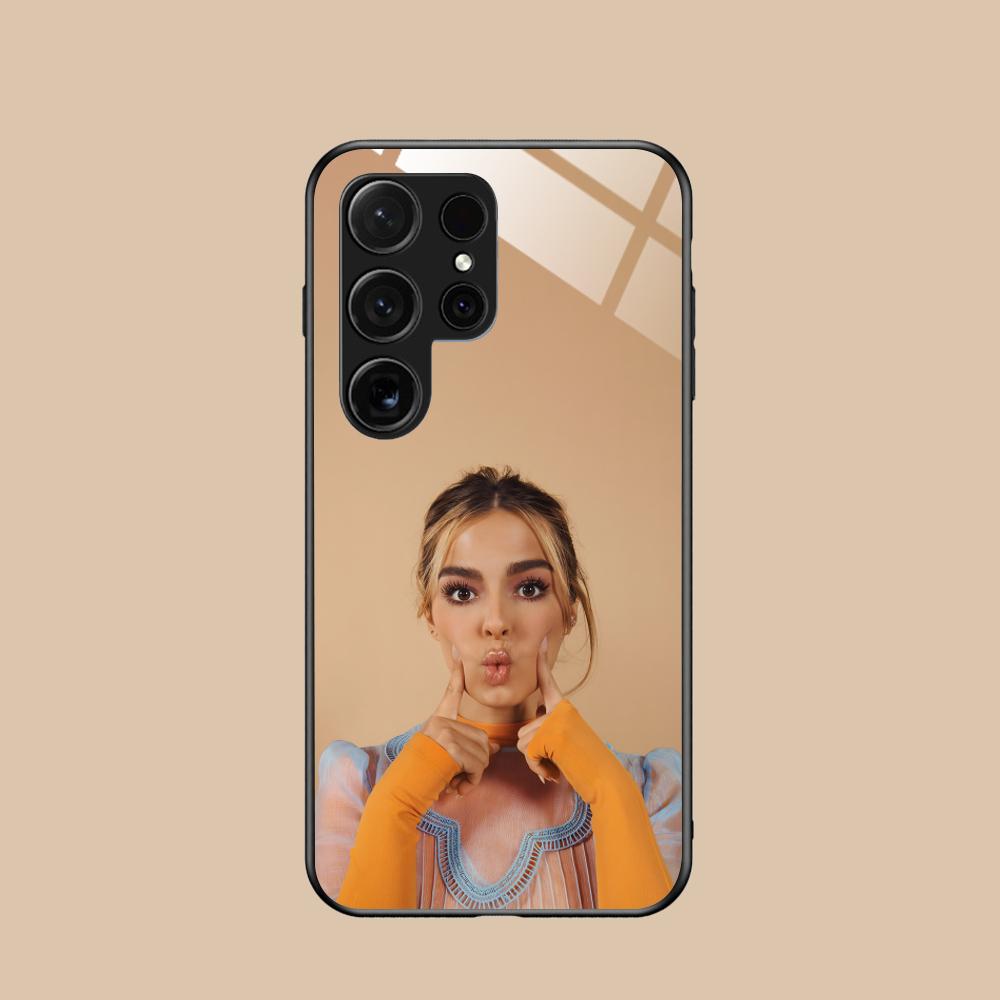 Стеклянный чехол для мобильного телефона Addison Rae для Samsung Galaxy S26 S25 S24 S23 S22 S21 S20 Note20 Plus FE Ultra Цветная крышка