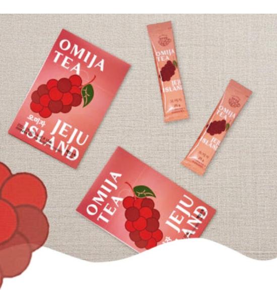 Jeju Damum Omija Stick – Korean Five-Flavor Berry Tea 10 Sticks