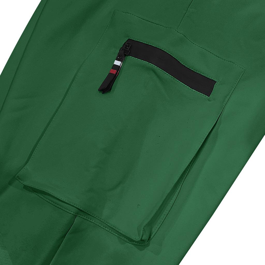 Мужские спортивные штаны карго Эластичные штаны с поясом и карманами Мешковатые штаны джоггеры на кулиске