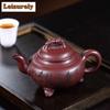 330 мл чайники из фиолетовой глины Исин, ручной работы, горшок Tripodia, сырая руда, кровь дракона, песок, грязь, чайник с ситечком, чай Zisha