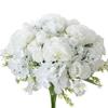 Silk Artificial Flower Carnation Rose Festival Wedding Bridal Bouquet Wreath Home vase Garden arch Decoration DIY gift Hot sale