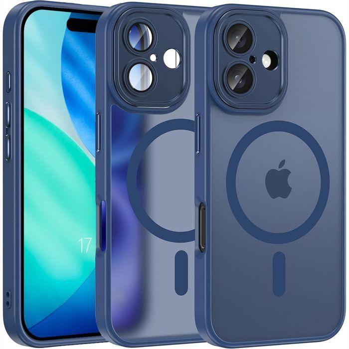 Coque de Téléphone - BOOLING - pour iPhone 17 - Antichoc - Anneau Magnétique - Protection Caméra