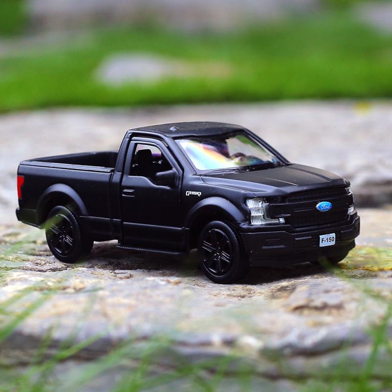 Ford F150 SVT Raptor 2018 Пикап Симулятор Литье под давлением и Игрушечные Транспортные Средства Машинка с инерционным механизмом и открывающимися дверями RMZ city 1:36 Коллекционных Моделей из Сплава