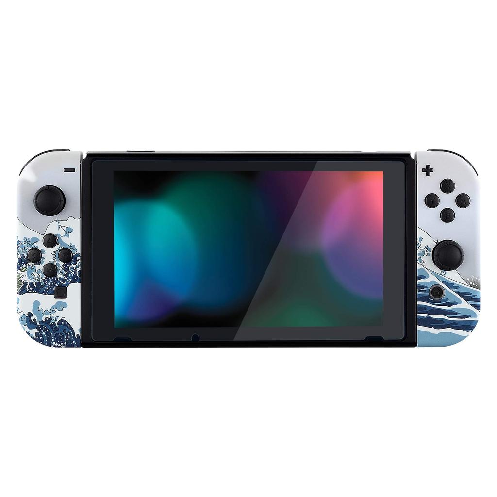 EXtremeRate Сменный корпус для портативного контроллера Switch, Корпус для Switch и Switch OLED с полным набором для самостоятельной замены корпуса для Switch