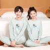 Teen student long johns boys older children thermal underwear little girl bottoming cotton sweater children pajamas set