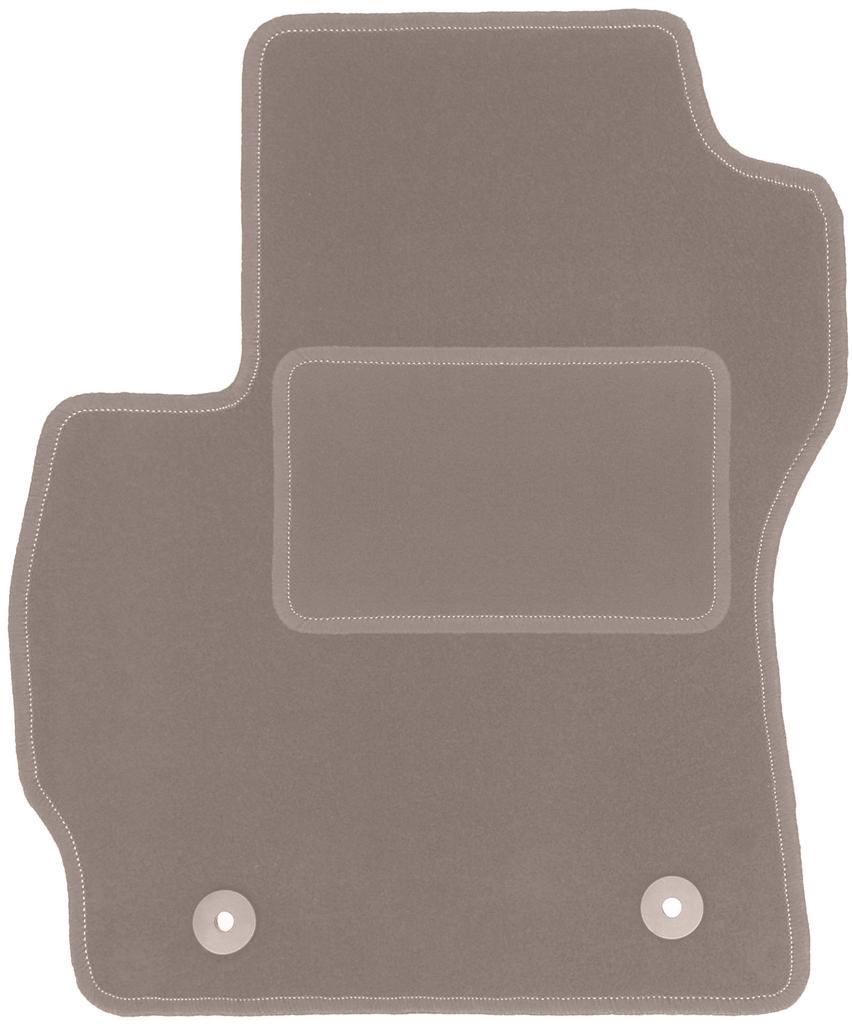 Beige driver's mat for: Mazda Premacy II minivan (2005-2010)