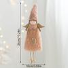 Multicolor Christmas Hanging Decoration Decorative Pendants Home Decoration Plush Girl Drop Ornament Party Favors