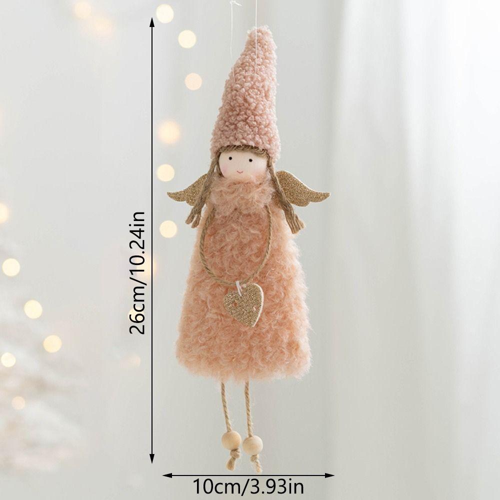 Multicolor Christmas Hanging Decoration Decorative Pendants Home Decoration Plush Girl Drop Ornament Party Favors