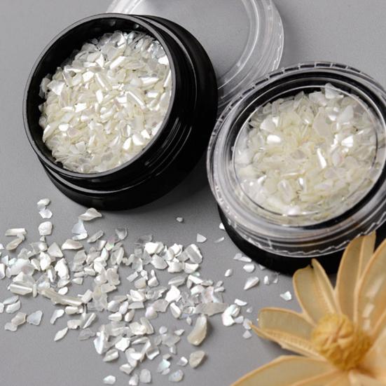 Yousheng 1Box Маникюрное украшение Натуральный Удобный Компактный Нейл-Арт Ракушка Щебень для Фотографии