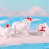 Craft Home Decoration Garden Decor Christmas Ornament DIY Accessories Polar Bear Figurines