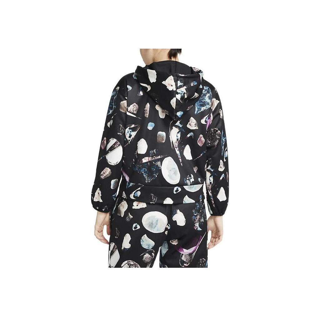 Nike Graphic Print Pullover Sweatshirt Women Tops Black DQ6816-010