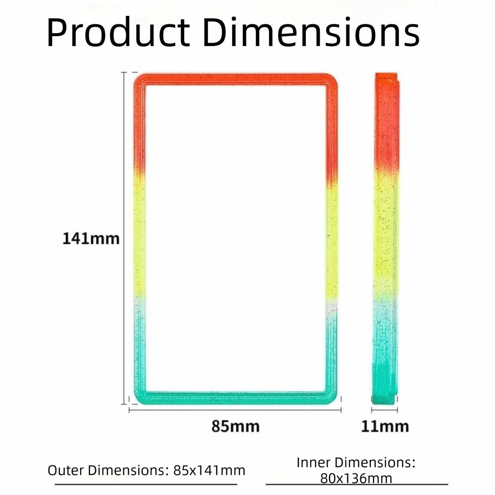 PSA 35PT Graded Card Holder Glitter Gradient Trading Card Display Sleeve PTCG Cards