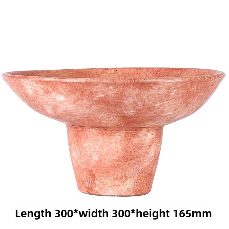 Поднос для фруктов в винтажном стиле, подставка для орехов из смолы, высокий поднос для хранения украшений, подставка для журнального столика в новом доме, подставка для хранения