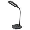 OHM LED Desk Light, 450 Lumens, Daylight White, Black, with Wireless Charging and MagSafe Compatible, DS-L50FMS-K, 06-5231, OHM Electric