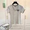 Women's Letter-printed Short-sleeved T-shirt Summer Design Sense Niche Slim Chic Top