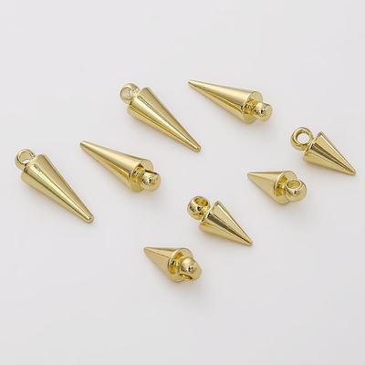 2 шт. 11/15 мм латунный конус подвеска-подвеска для серег и ожерелья DIY фурнитура для изготовления ювелирных изделий