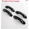 Car four door handle Decorative frame Black For MG HS -2024