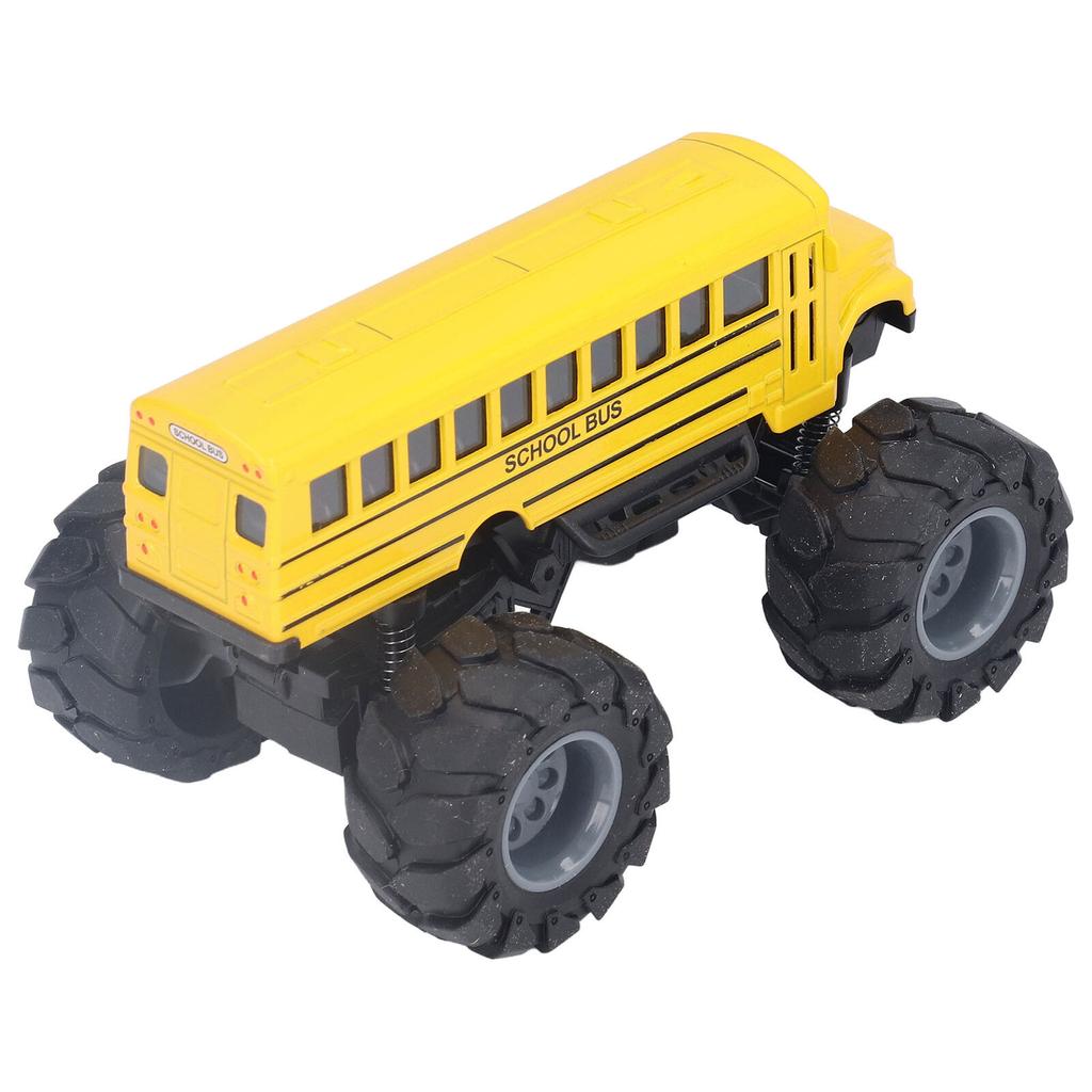 1/43 School Bus Monster Trucks Die Cast Toys Cars Models Metal Pull Back Play Vehicles for Kids Age 3 4 5 6 Year Old Boys Girls Toddlers Children