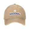 Vintage Ayrton Senna Nacional Baseball Cap Unisex Women Distressed Denim Sun Cap Racing Cars Motorcycle Golf Unstructured Soft Caps