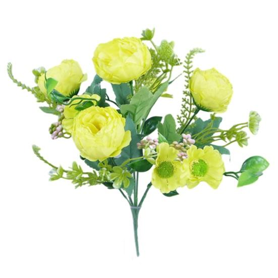 Полезный искусственный пион, тонкая работа, привлекательный декоративный элемент