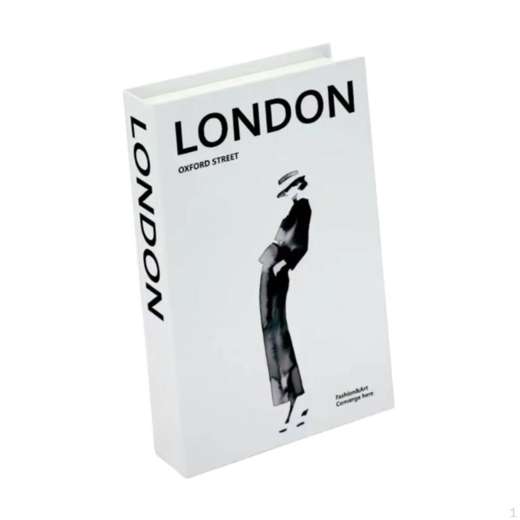 Decorative Faux Book for Home Styling Gift Modern Hardcover Accent Living Room And Entryway