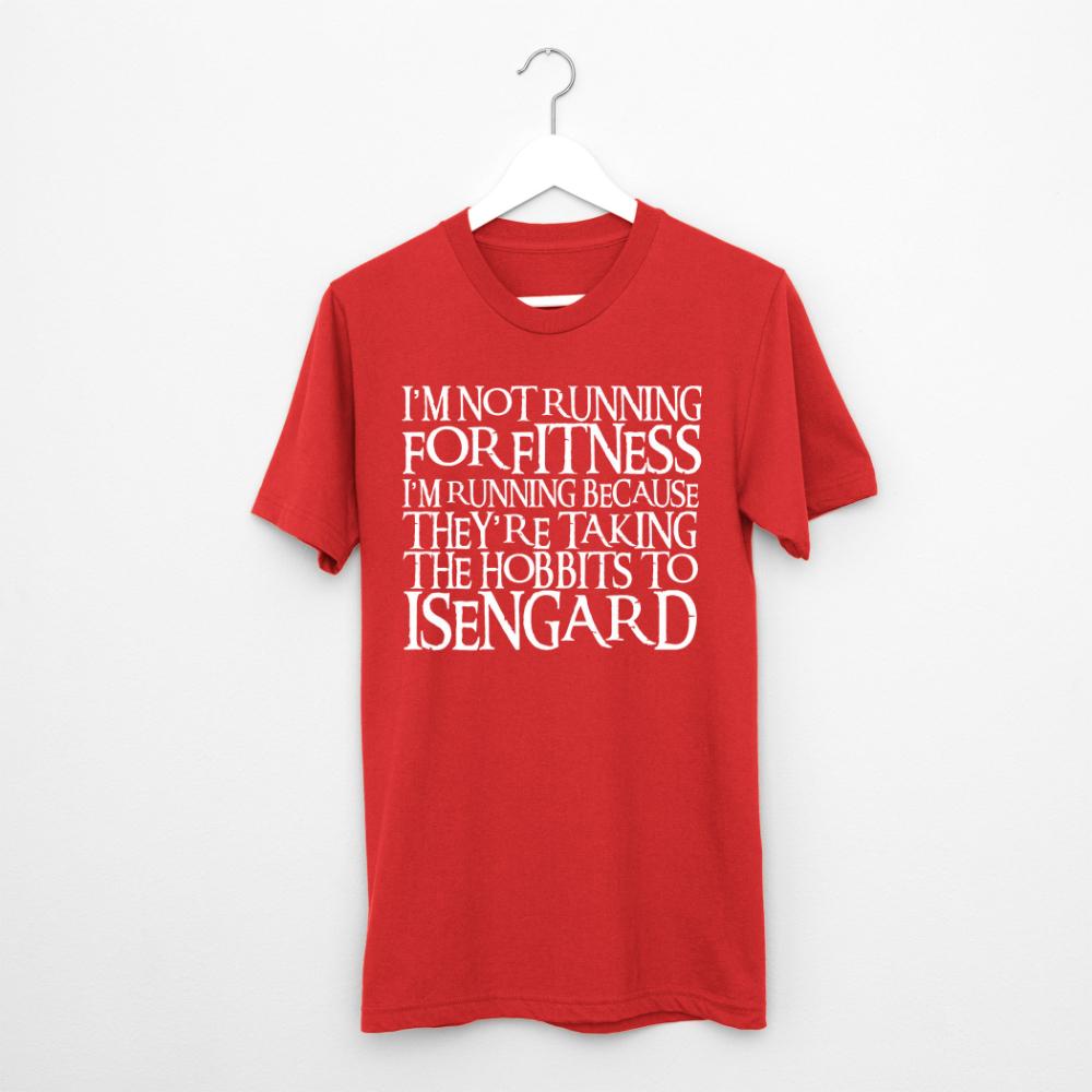 Hobbits To Isengard TShirt Middle Earth Jogging Top Tee Clothing Graphic Short Sleeve Shirt Unisex Unisex Women AllSeason