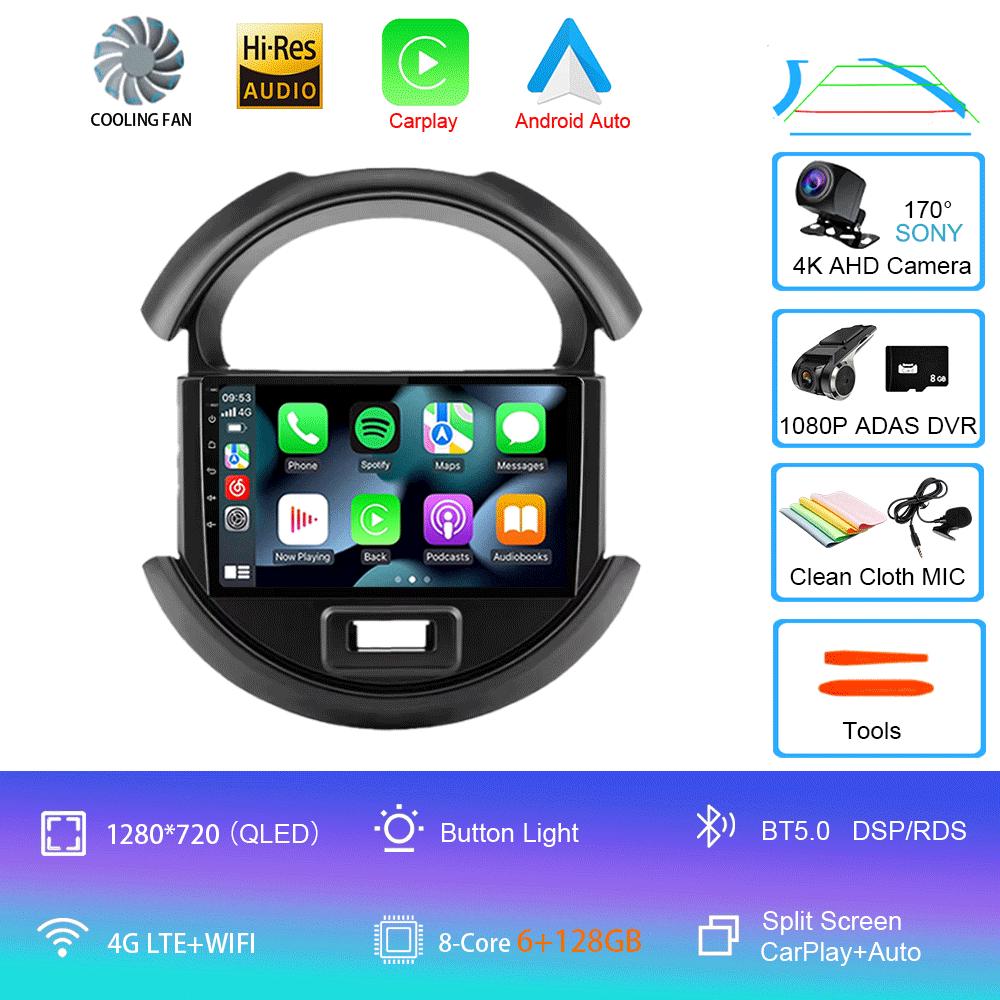 Автомагнитола Android 14 Беспроводной CarPlay Auto Для Suzuki Spresso S-presso 2019-2020 Мультимедийный Видео Плеер Стерео Навигация GPS HU