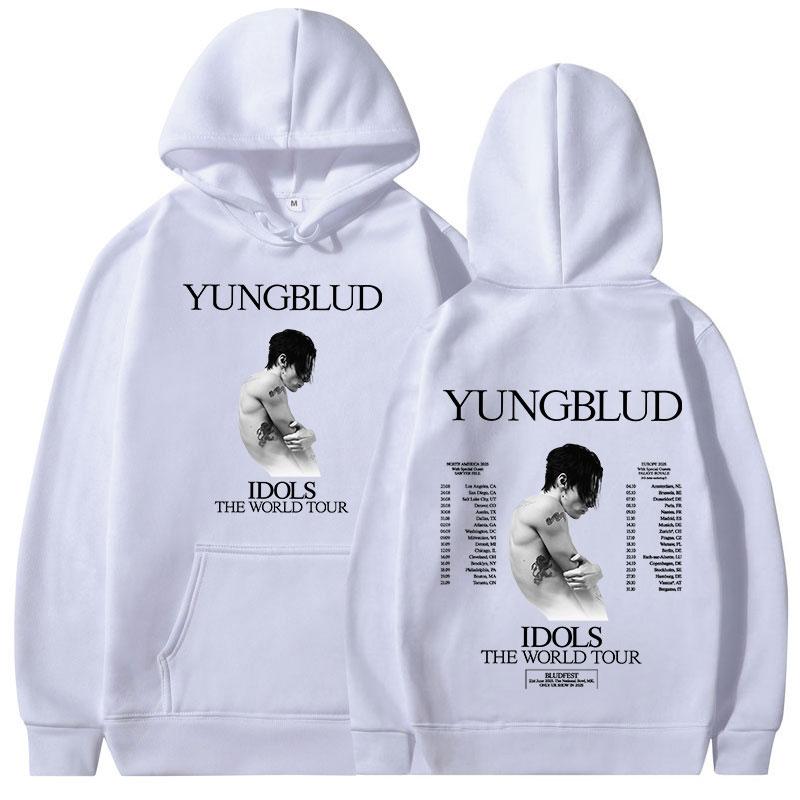 Yungblud IDOLS The World Tour 2025 Merch Hoodies Fan Gift Men Women Clothing Music Hip Hop Sweatshirts Oversized Casual Pullover