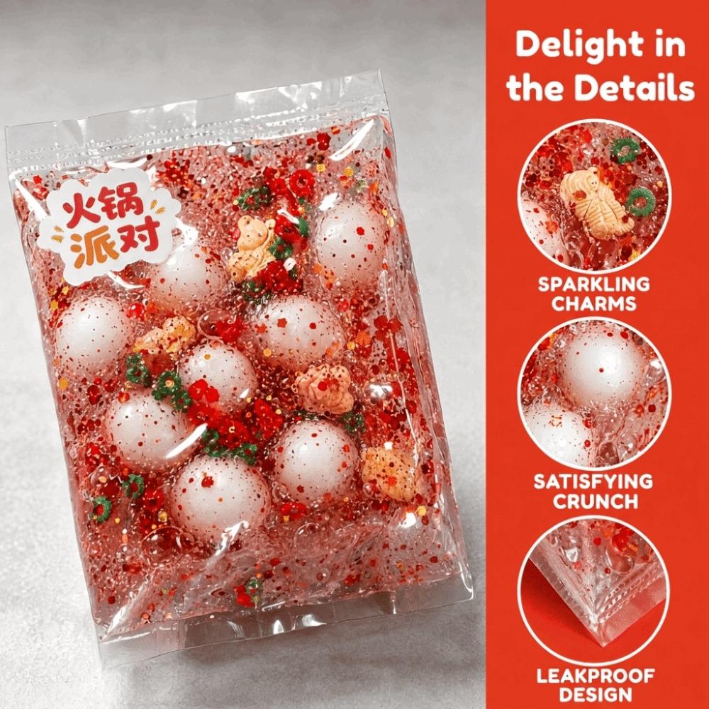 Crunchy Empty Ball Skin Decorative Fill Stress Relief Toy New Squeeze Ball Shell Daily Relaxation