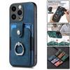 Универсальный кожаный чехол-книжка для Google Pixel 10 Pro со слотом для карт и RFID-защитой