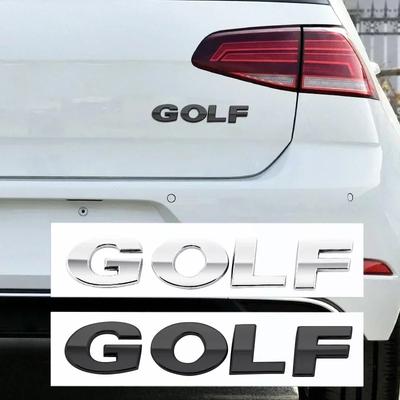 ASSOP1 3D ABS GOLF Черный Серебристый Хромированный Стикер Стайлинг Автомобиля Авто Задний Багажник Буквы Логотип Наклейка Значок Эмблема Для VW