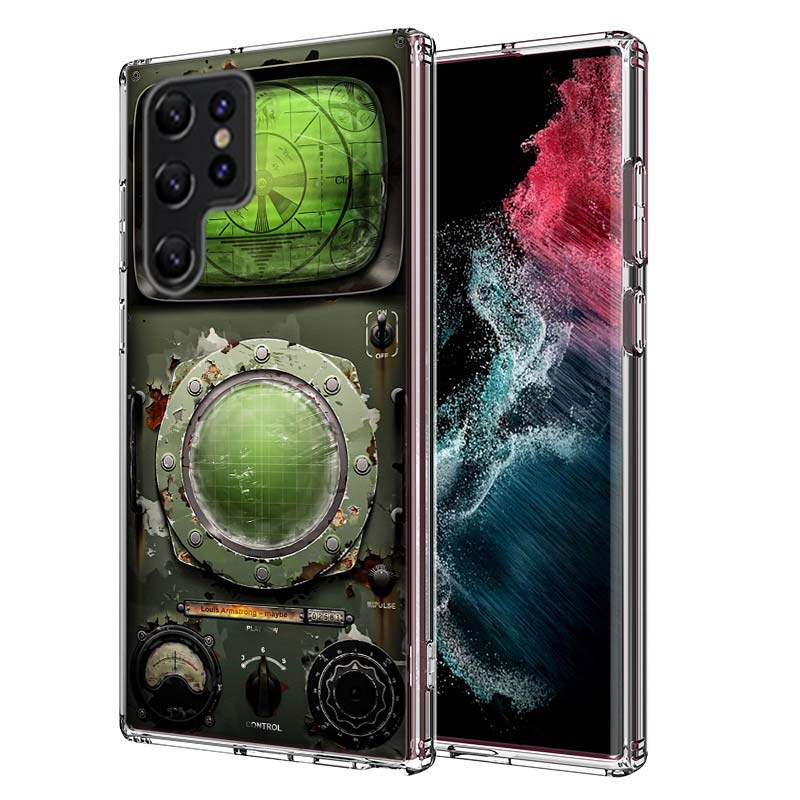 Radar Numerical Control Data Capa Phone Case For Samsung S26 Ultra S25 Edge Galaxy S23 S21 S20 S24 FE S22 S10 Plus Cover Clear T