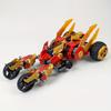 Bricks Toys Golden Dragon Raider Car Model Building Block Gifts for Christmas Birthday Gift