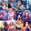 5D DIY Diamond Painting Beauty Cross Stitch Kits Embroidery Needlework Sets Portrait Diamond Mosaic Girl Handmade Gift