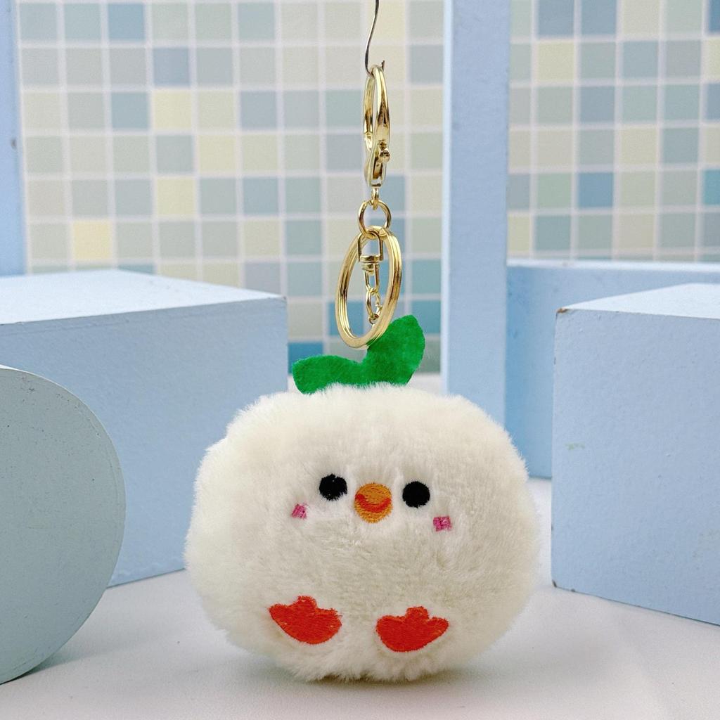 Универсальный плюшевый брелок в виде зеленого листа с цыпленком: Унисекс Шарм, Парная подвеска, Аксессуар для рюкзака, Кукла-цыпленок, Акцент для букета.