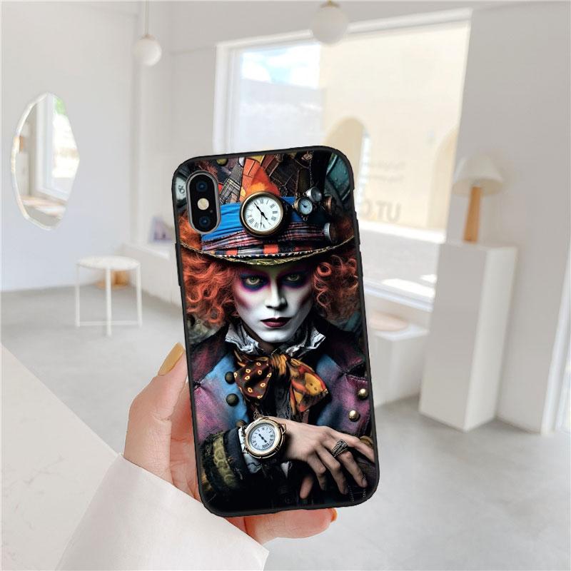 CJ3 Alice in Wonderland Cat Princess Soft Shell Phone Case for OPPO A3 Pro A72 A74 A76 A77 A77S A78 A79 A94 A95 A18 A40M A58
