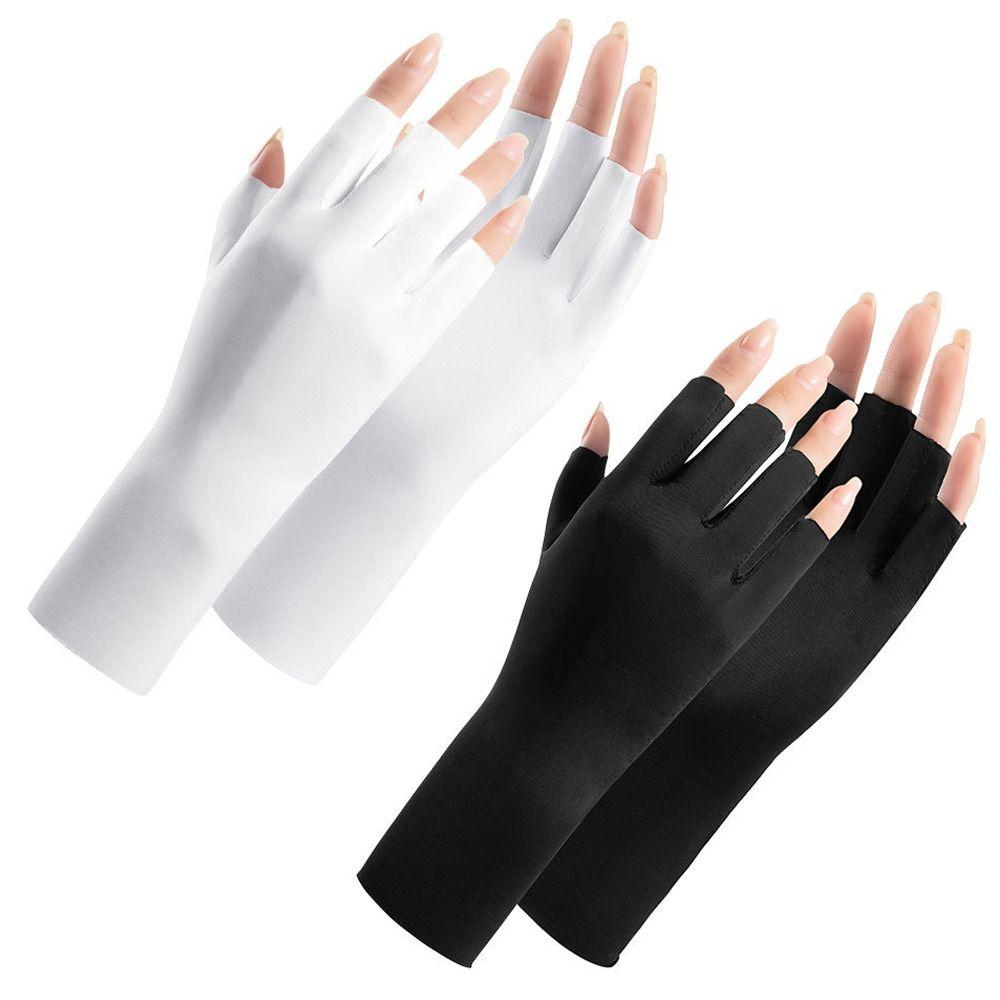 Sunscreen Gloves For Nail Art Gel UV LED Lamp Tool Nail Art Glove UV Protection Gloves Protecter Gloves