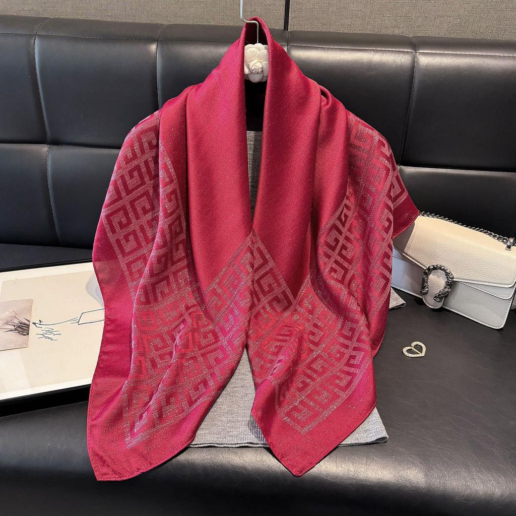 90 Minimalist Silk Scarves Women'S High-End Spring Summer Versatile Sports Style Scarf Tie Scarf