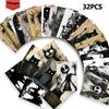 32pcs, abstract art postcards, wall stickers, mailing cards, greeting cards, DIY postcards, souvenir postcards, decorative items