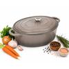 ENAMELED CAST IRON ROASTER 27cm 4L GREY 7722
